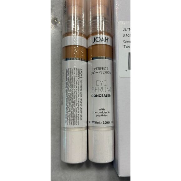 Joah Perfect Complexion Eye Serum Concealer TN045 Tan Deep with Neutral Lot of 2 - Picture 2 of 2
